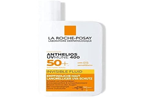 La Roche-Posay Anthelios UVMune 400 SPF 50+ Invisible Fluid Water ...