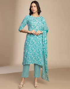 Samah Women Kurta Pant Dupatta Set - Buy Samah Women Kurta Pant Dupatta ...