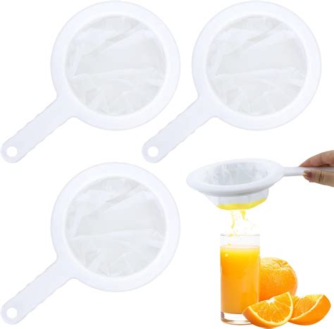 Buy GothaBach 3 Pack Fine Mesh Strainer Nylon Soybean Milk Yogurt Mesh ...