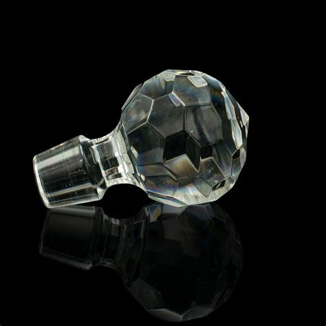 Vintage Wine Decanter, English Cut Glass, Decorative, Spirit Vessel ...