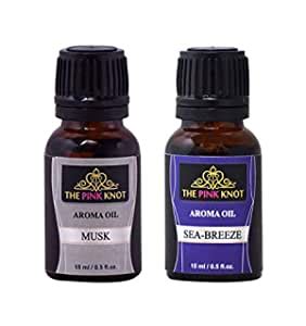 The Pink Knot Musk & Sea Breeze set of two aromatic fragrant diffuser ...