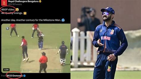 '480P Video...': RCB Troll BCCI For Sharing Low Quality Highlights Of ...