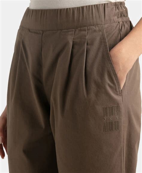 Buy Super Combed Cotton Regular Fit Hybrid Pants - Dark Khaki WZ09 ...