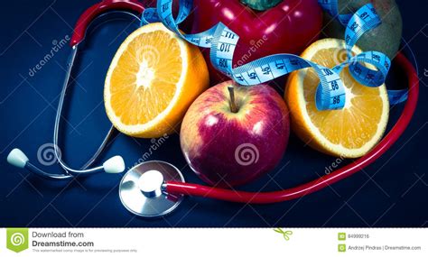Healthy Diet, Weight Loss - Concept Of Healthy Eating. Stock Photo ...