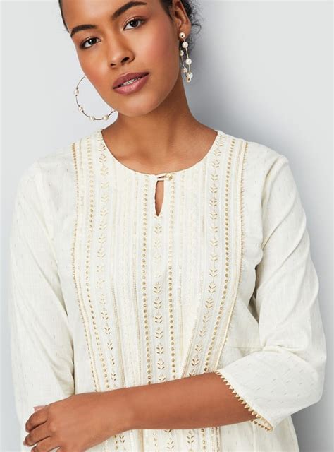 Buy Kalki x Max Women Embroidered A-Line Kurta Online at just Rs. 1299. ...