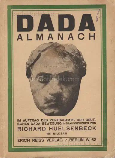 Richard Huelsenbeck - Dada Almanach, Erich Reiss, 1920, Berlin, book ...