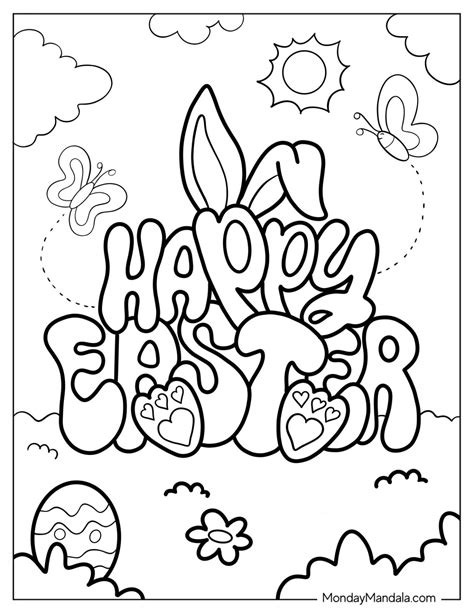 300 Easter Coloring Pages (Free PDF Printables)