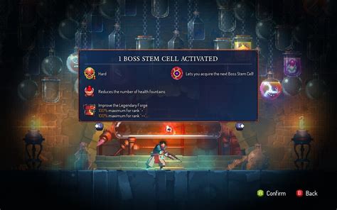 How does a boss stem cell "improve the Legendary Forge"? - Arqade