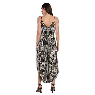 Petite R&M Richards Scarf Hem Jumpsuit