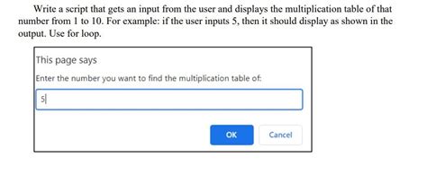 Image result for Multiplication Table in User Input Range Using JavaScript