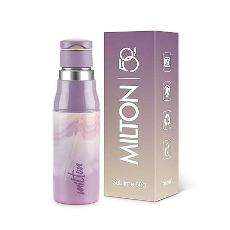 Milton Steel Sublime 600 Thermoware I PU Insulated Water Bottle 500 ml ...