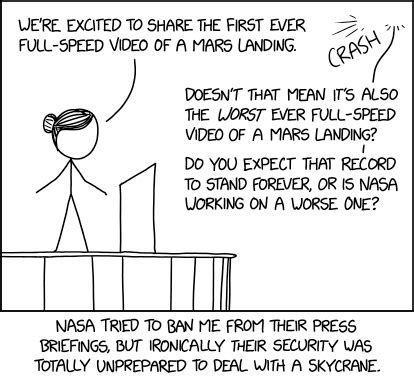 Mars Landing Video - XKCD中文站