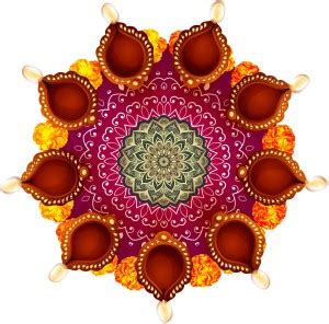 Art Kafe 41 cm Diya & Pink Texture Self Adhesive Sticker Price in India ...