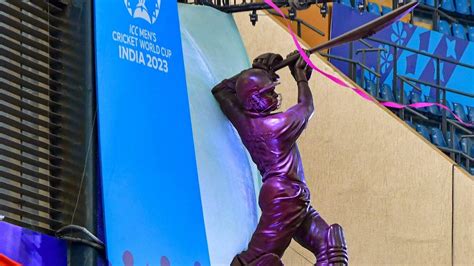 Sachin Tendulkar on unveiling his statue at Mumbai’s Wankhede Stadium ...