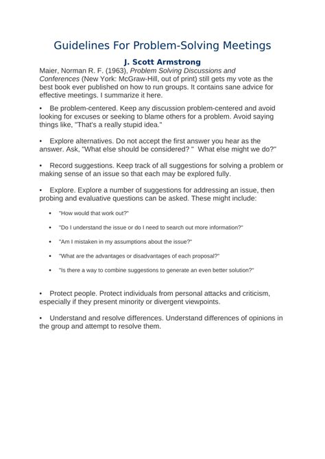 Guidelines for Problem Solving 的图像结果