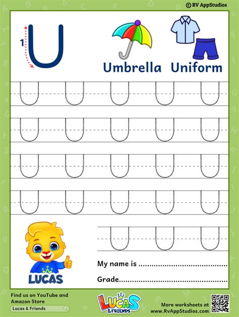 Tracing Letters U 的图像结果