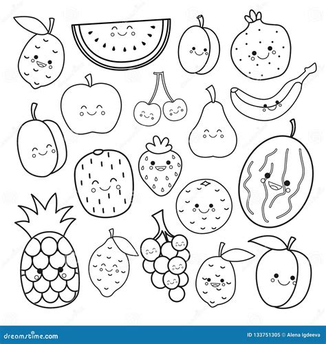 Coloring Pages Fruit