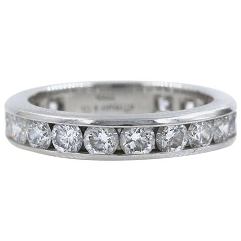 Tiffany and Co. Full Circle Platinum Diamond Eternity Band Ring 1.80 ...