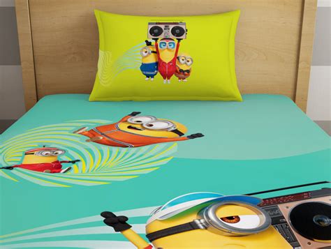 Character Aqua Sky - Light Green 100% Cotton Single Bedsheet - Univers