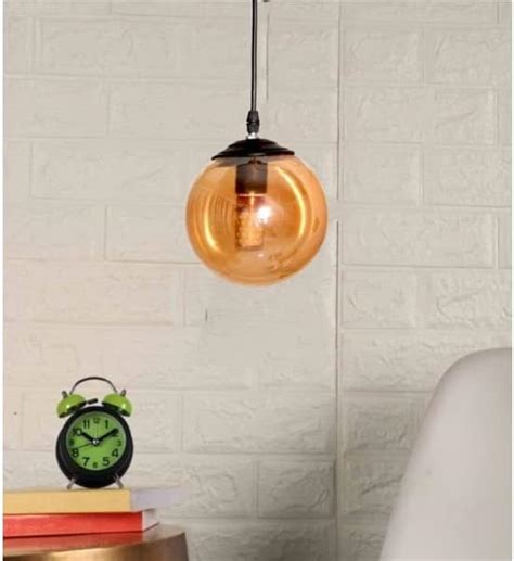 Buy Lalhaveli Home Decorations Glass Ceiling Light lamp Hanging Night ...