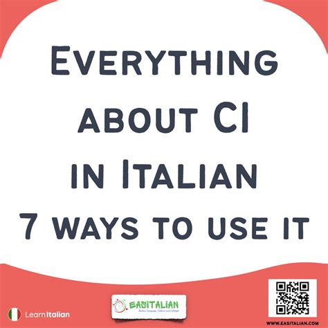 Everything about CI in Italian - 7 ways to use it