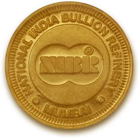 NIBR 10 Gram Gold in 999 Purity 24 (999) K 10 g Gold Coin Price in ...