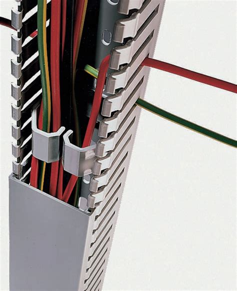 RS PRO | RS PRO Grey Slotted Panel Trunking - Open Slot, W50 mm x D75mm ...