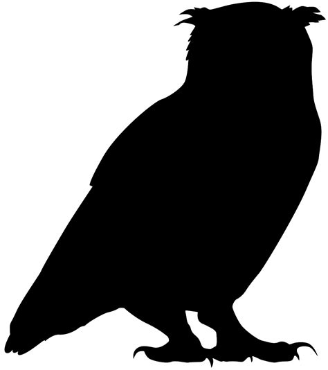 Owl Silhouette | Free vector silhouettes