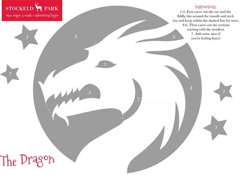 Dragon Pumpkin Pattern