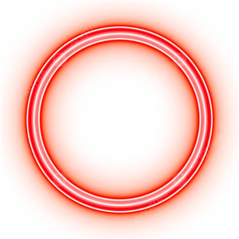 Red Neon Circle Frame, Border, Neon, Neon Cricle PNG and Vector with ...
