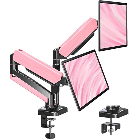 Buy UP Dual Monitor Stand, Fully Adjustable Spring Dual Monitor ...