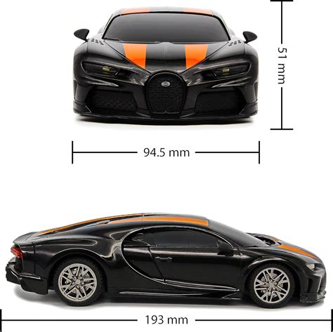 Buy CMJ RC Cars Bugatti Chiron RC Remote Control Car Supersport Black ...