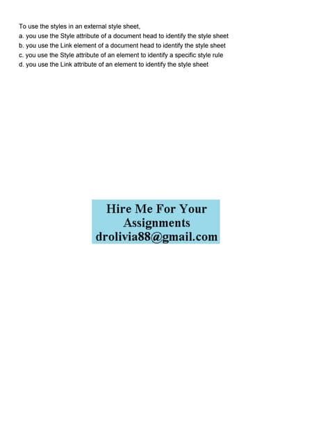 Image result for External Style Sheet Example