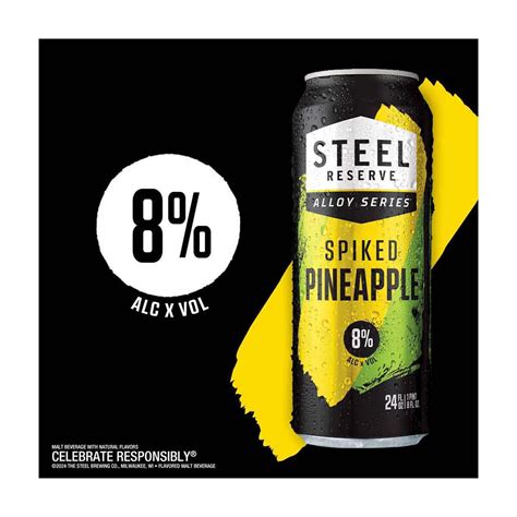 Buy Steel Reserve Alloy Series Spiked Pineapple, 24 fl oz can, 1 ct ...