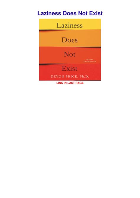 PPT - [READ DOWNLOAD] Laziness Does Not Exist PowerPoint Presentation, free download - ID:12543871