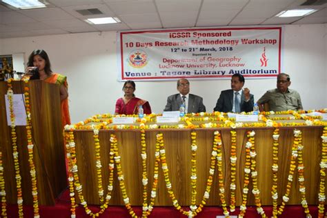 University of Lucknow / ICSSR Sponsored Research Methodology Workshop ...