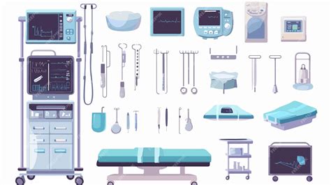 Professional Medical Equipment Instruction Manuals with Icons | Premium ...