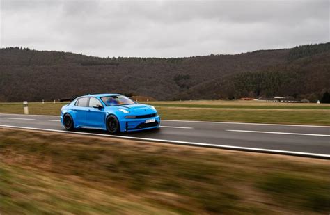 Lynk&Co 03 Cyan Concept is fastest four-door at Nurburgring | Autocar ...