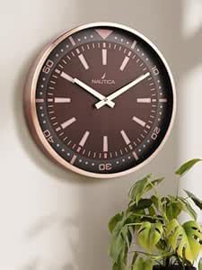 Buy NAUTICA I 12 inch I Silent Wall Clock for Home I 1pc Wall Clock I ...