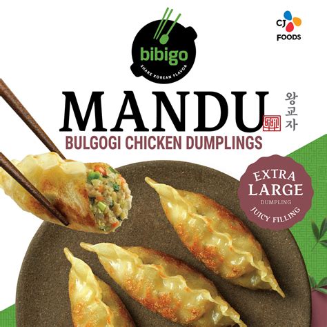 Bibigo Dumplings, Bulgogi Chicken, Mandu, Extra Large-Hero