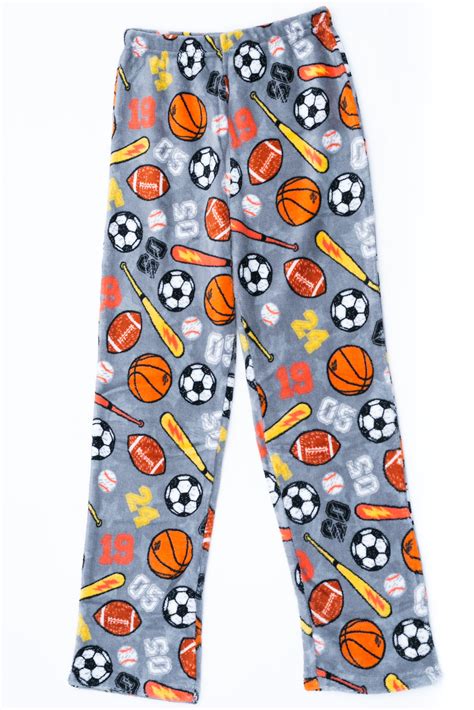 Prince of Sleep Boys' Fuzzy PJs Bottoms - Plush Fleece Pajama Pants ...