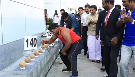 Kerala Man Makes Guinness Record, Cracks Open 122 Coconuts With His ...