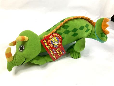 Vintage The Magic School Bus Liz The Lizard 16" Plush Toy w/ Tag ...