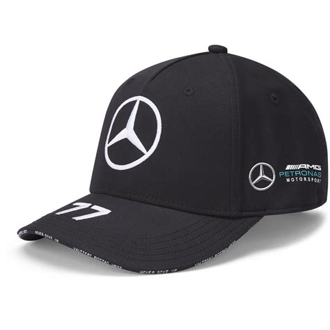 2021 Mercedes Benz AMG Petronas F1 Valtteri Bottas Baseball Hat Black ...