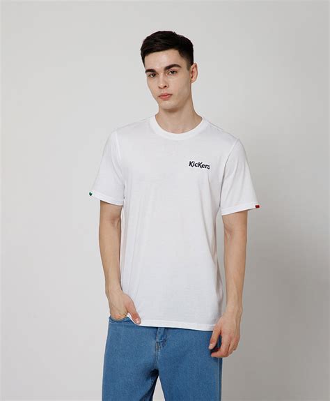 Kickers Men White T-Shirts
