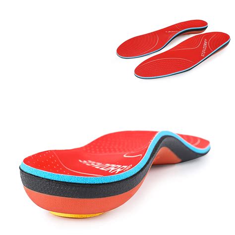 Buy Orthotic Insoles Arch Support Full Length Inserts Metatarsal ...