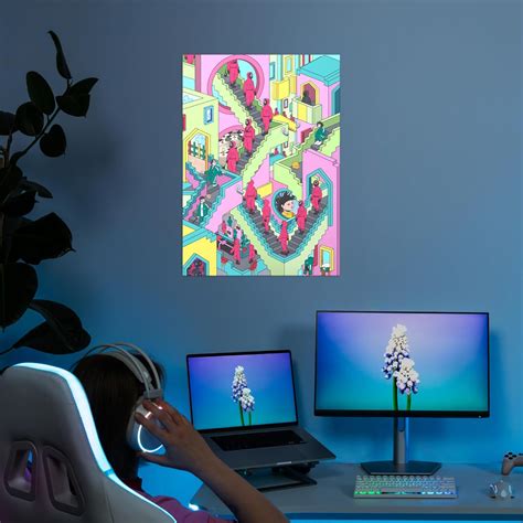 Displate Squid Game Metal Poster Squid Game Merch India | Ubuy