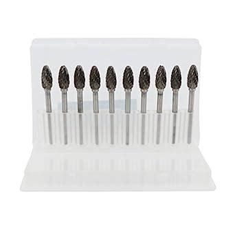 NYLSA 10pcs/pack Tungsten Carbide Rotary Point Burrs Die Grinder 6mm ...