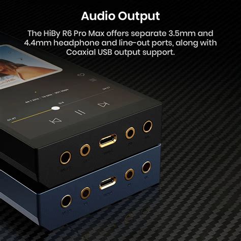 HiBy - R6 Pro Max Portable Music Player | Concept Kart