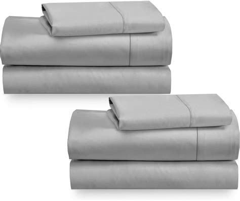 Amazon.com: 2-Pack Twin XL Sheet Set Cotton - 400 Thread Count 100% ...